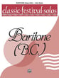 Classic Festival Solos Vol. 1 Baritone BC Solo Part cover